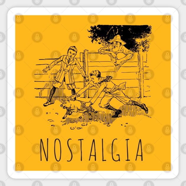 Nostalgia! Silhouette Sticker by PopCycle